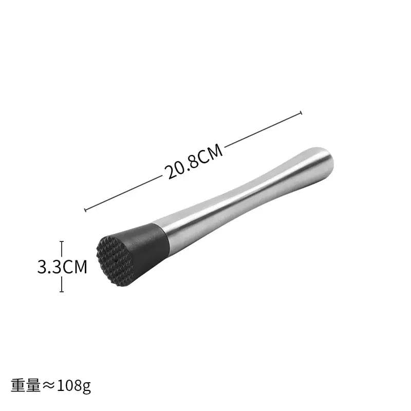 Stainless Steel Muddler, Ice Crusher Bar, Stainless Steel Cocktail Muddler Mixer, Steel Wine Mixing Stick, Cocktail Shaker Boston Bar, Home Bar Bartender Tool