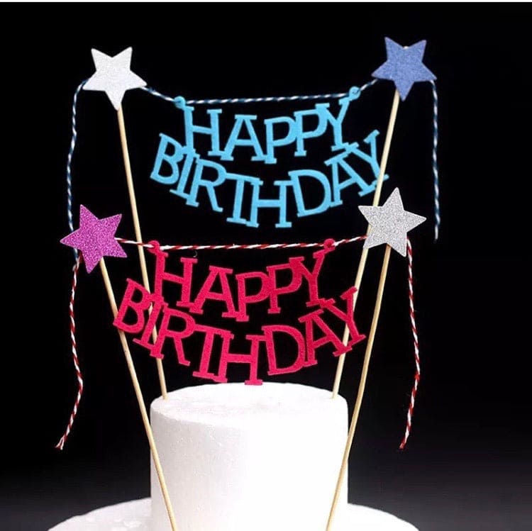 Happy Birthday Cake Topper