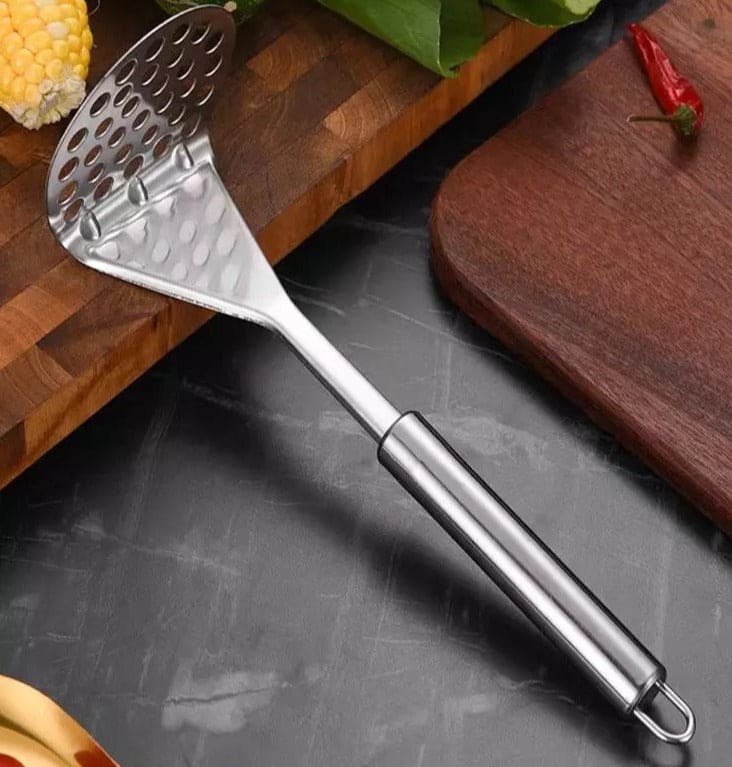 Stainless Steel Pusher Potato Masher Fruit Hand Masher Press Crusher Home  Tools Press Kitchen Accessories Hand Held