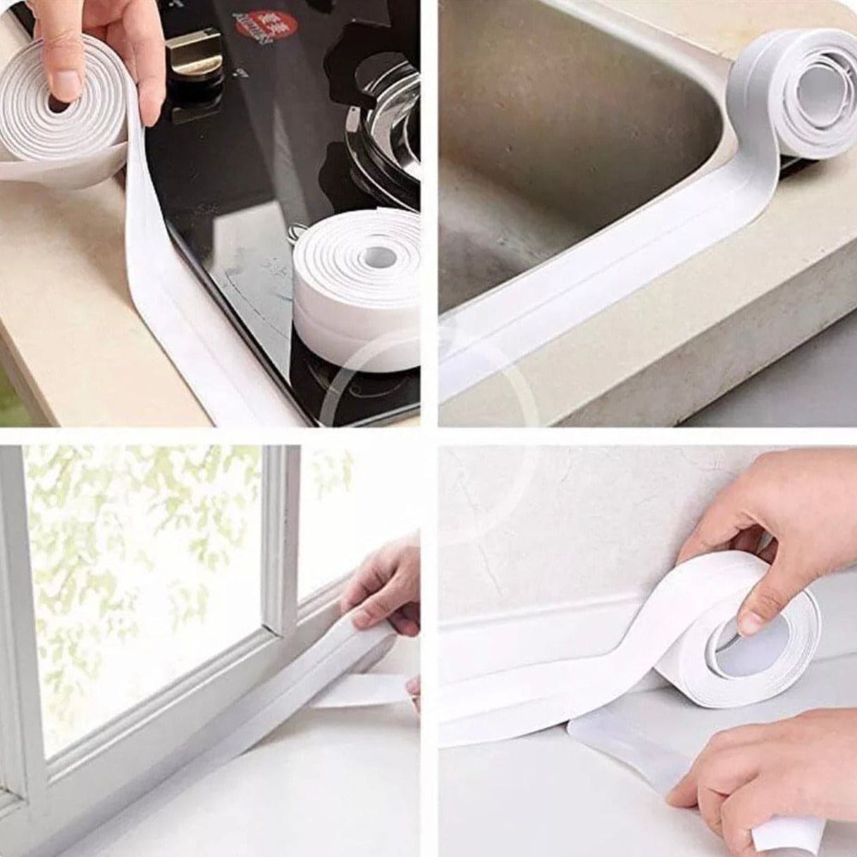 Kitchen Sink Strip Tape, Bathroom Kitchen Sealing Strip Stickers, Shower Sink Bath Sealing Strip Tape, Water Proof Mould Proof Tape