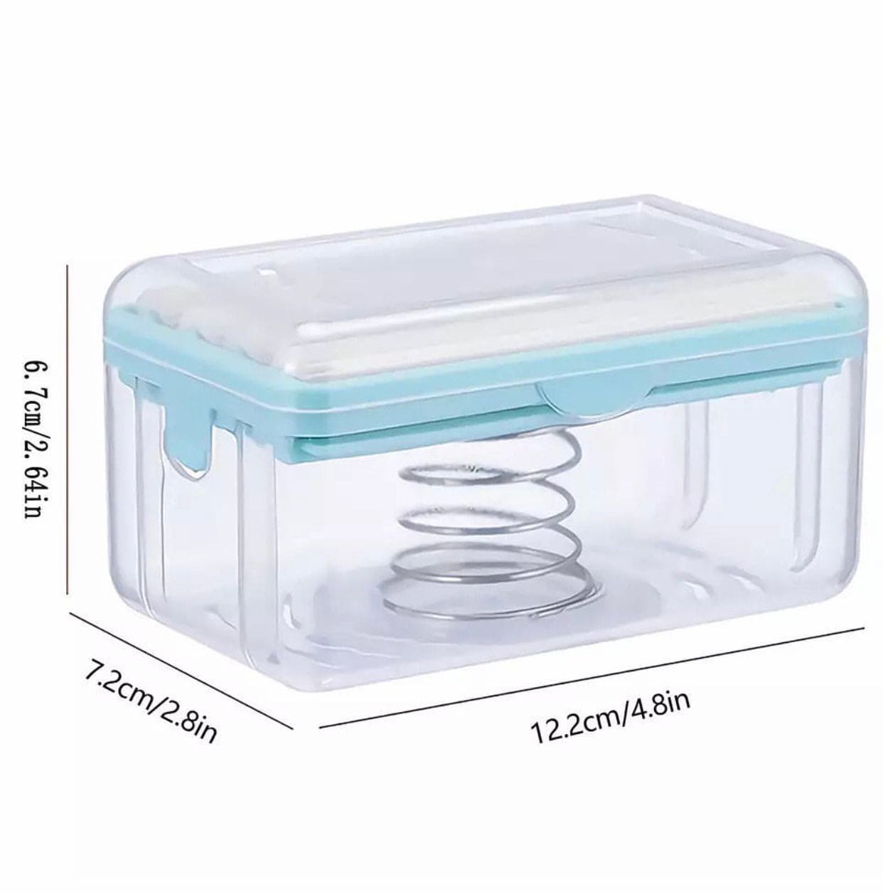 Soap Shower Box With Sponge Rollers, Foam Soap Dispenser with Roller and Drain, 2 in 1 Soap Cleaning Storage Foaming Box