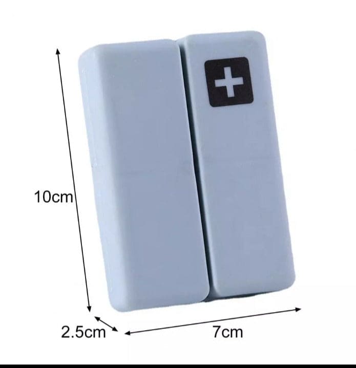 7 Days Foldable Travel Medicine Holder, Weekly Pill Case Box, Foldable Vitamin Medicine Holder, Tablet Storage Dispenser Container, Magnetic Pill Storage Box