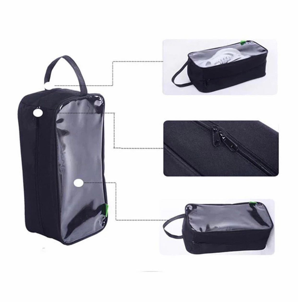 Large Capacity Colorful Travel Transparent Shoe Bag, Suit case Luggage Organizers, Durable Travel Essential Toiletry Waterproof Shoe Organizers, Travel Portable Sorting Pouch