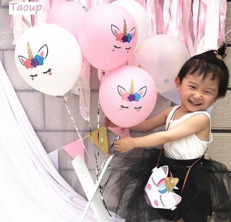 5 Pcs Unicorn Balloons