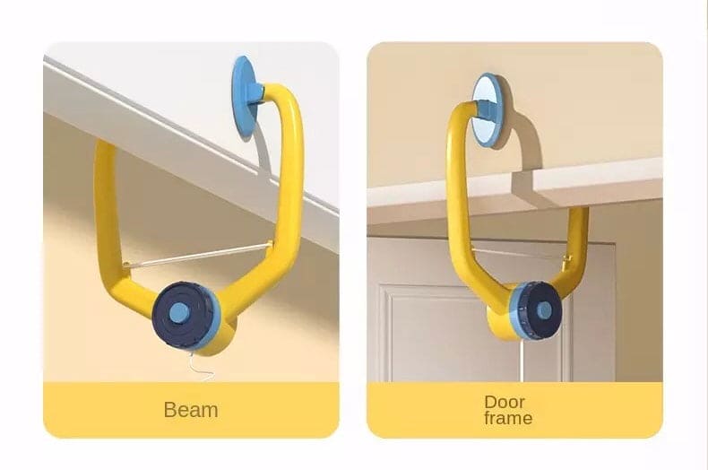 Children's Hanging Table Tennis Trainer, Suspended Ball Trainer, Hanging Table Tennis Trainer, Indoor ABS Self Training Hanging Double Ping Pong Toy Trainer, Sports Family Game Home, Tennis Racket