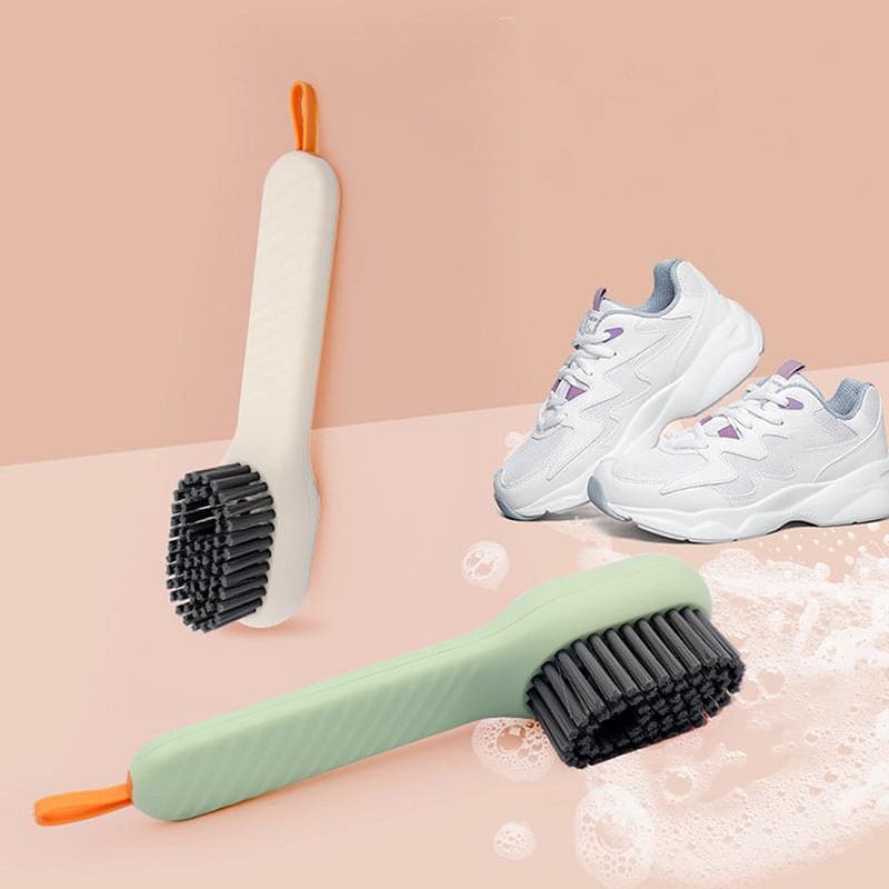 Liquid Shoes Brush, Multifunction Soft Bristled Brush, Automatic Filling Shoe Clothes Board Brush, Home Cleaning Tool, Long Handle Shoe Brush, Long Handle Shoe Brush