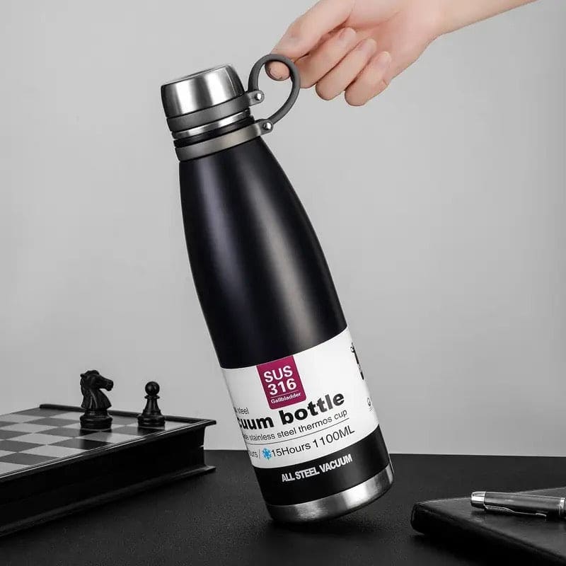 Stainless Steel Thermos Bottle, Vacuum Flask Thermal Sport Water Bottle, Portable Outdoor Sports Water Bottle, Tumbler Cup Thermal Mug, Hot And Cold