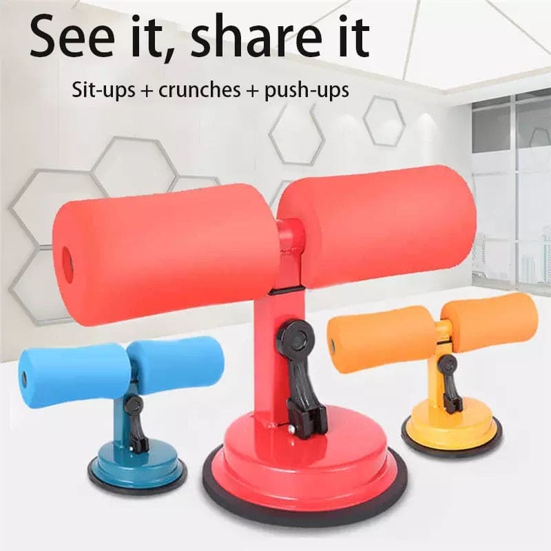 Sit Up Bar Fitness Equipment For Press Gym, Gym Muscle Trainer, Sit-Up Aid Abdominal Workout Kin Abdominal Organ, Sit-ups Aid Men And Women Suction-cup