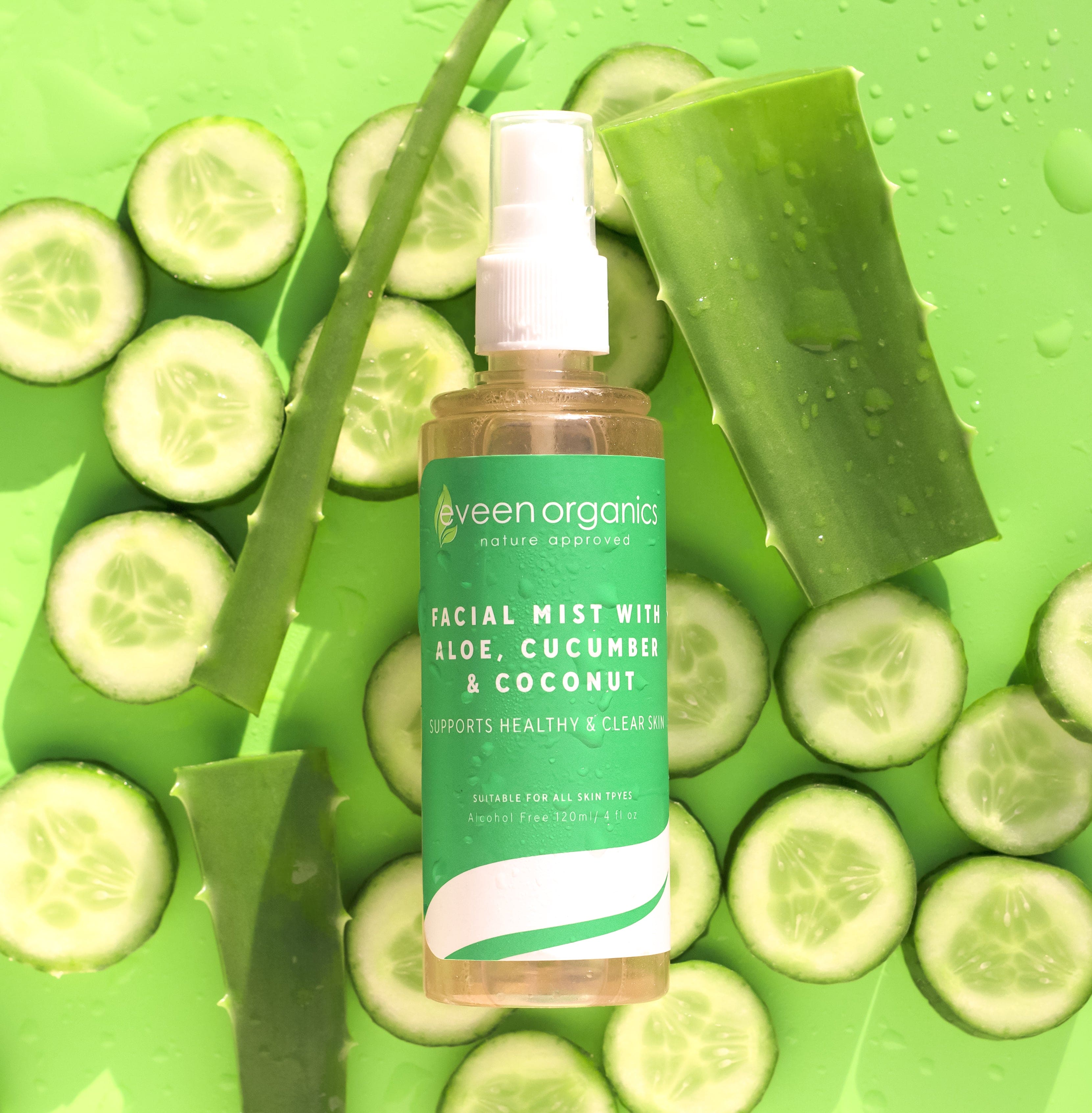 Facial Mist With Aloe Cucumber & Coconut