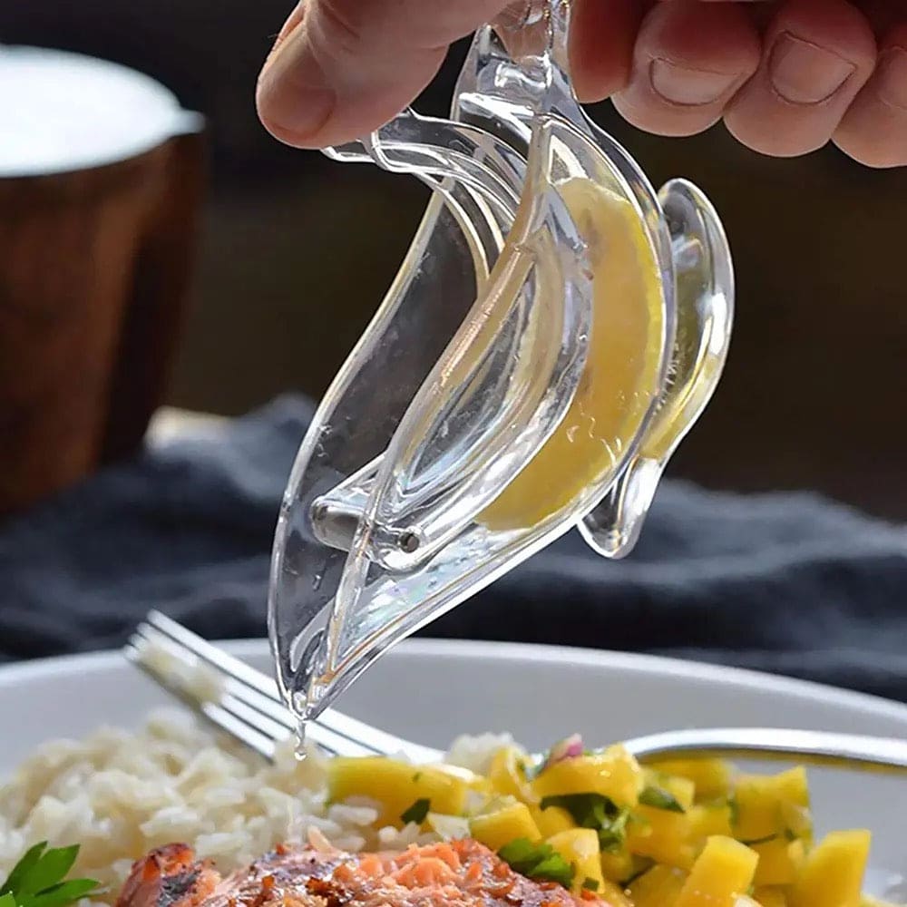 Bird Shape Lemon Squeezer, Acrylic Lemon Juicer, Convenient Fruit Juice Gadget, Hand Press Lemon Squeezer for Kitchen, Citrus Press Juicer Squeezer Kitchen Tool, Ergonomic Portable Fruit Juicer, Lemon Slice Wedge Squeezer