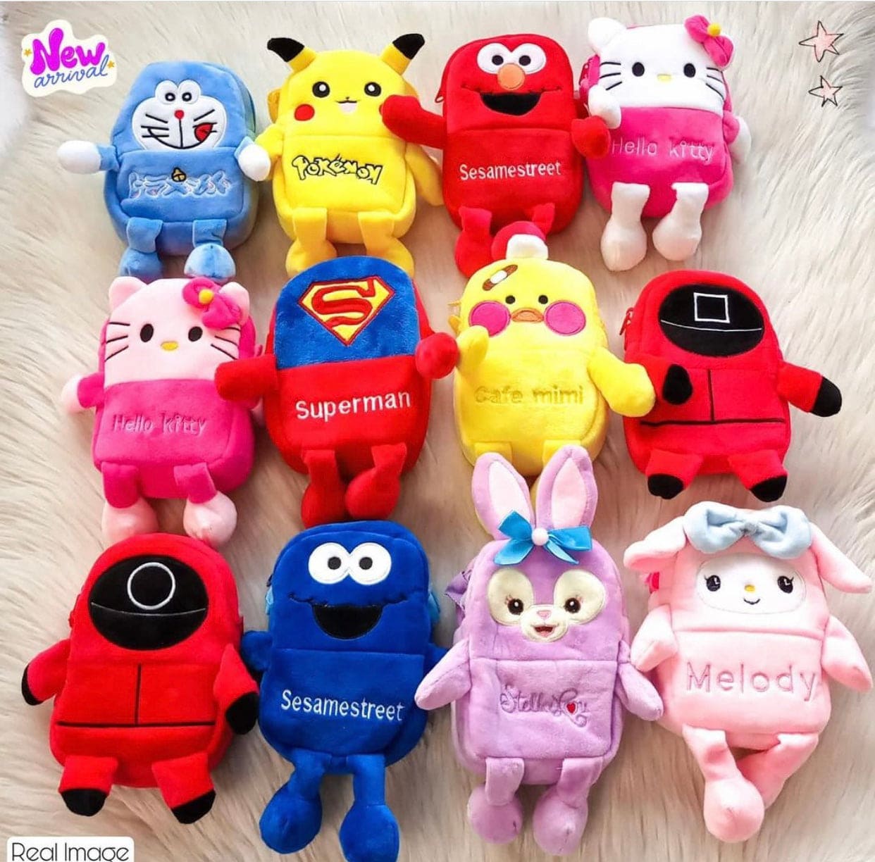 Cute Disney Characters Kids Crossbody Bags, Plush Crossbody Bags, Soft Stuffed Shoulder Bags For Girls, Elegant Women Crossbody Bags