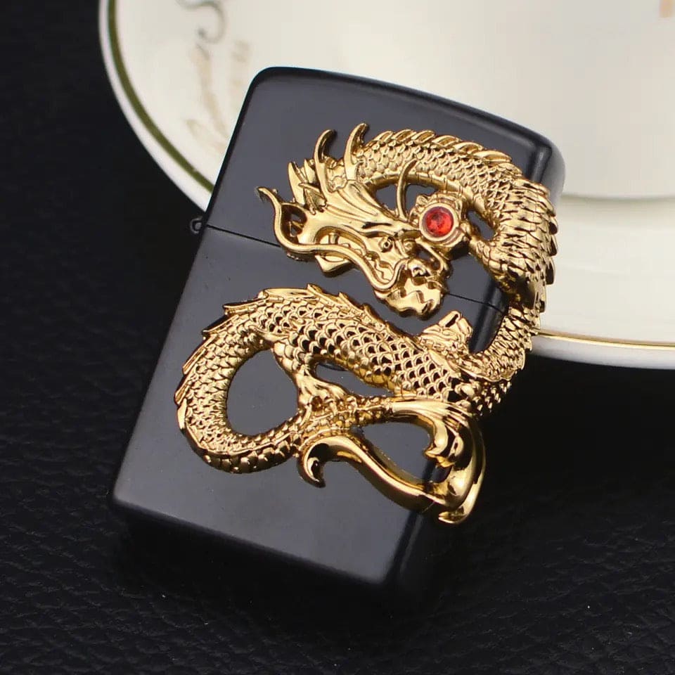 Gas Craving Dragon Lighter, Disposable Cigarette Lighter, Gas Storm Lighter, Easy To Use Flip Lighters, Classic Fashionable Lighters, Creative Retro Lighter