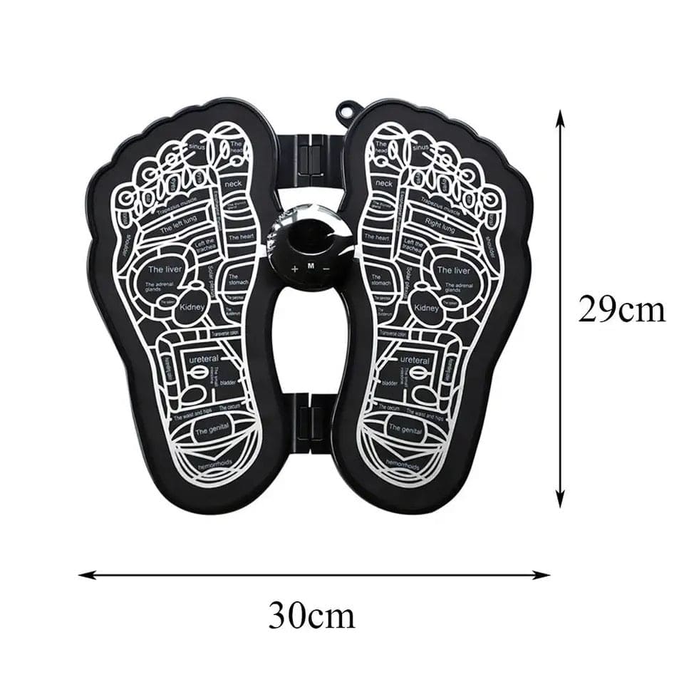 Foot Relaxer, Bioelectric Acupoints Massager, EMS Foot Massager, Pain Releive Massager Mat, Foldable Foot Massage Mat, Electric Foot Cushion Blood Circulation Acupuncture Pad