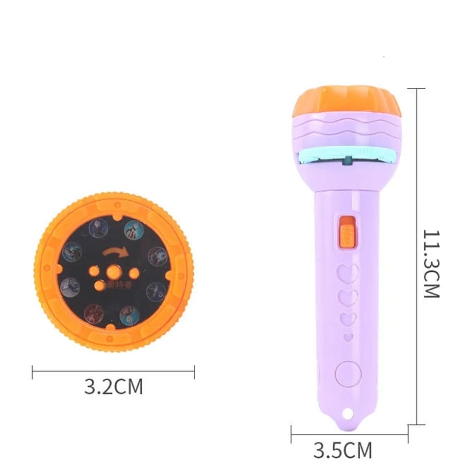 Flashlight Projector Torch Lamp, Toy Cute Cartoon Creativity Toy Torch Lamp Flashlight Projector Toy Baby Sleeping Story Book Toy Lamp, Bedtime Night Light, Fun Toys For Baby Toddlers