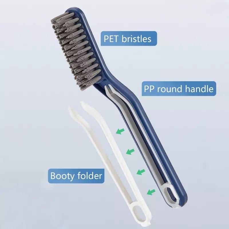 Multifunctional Bathroom Tile Brush, Floor Gab Cleaning Brush, 2-in-1 Multipurpose Brush, Convenient Corner Cleaning Tools, Kitchen Bathroom Cleaning Brush