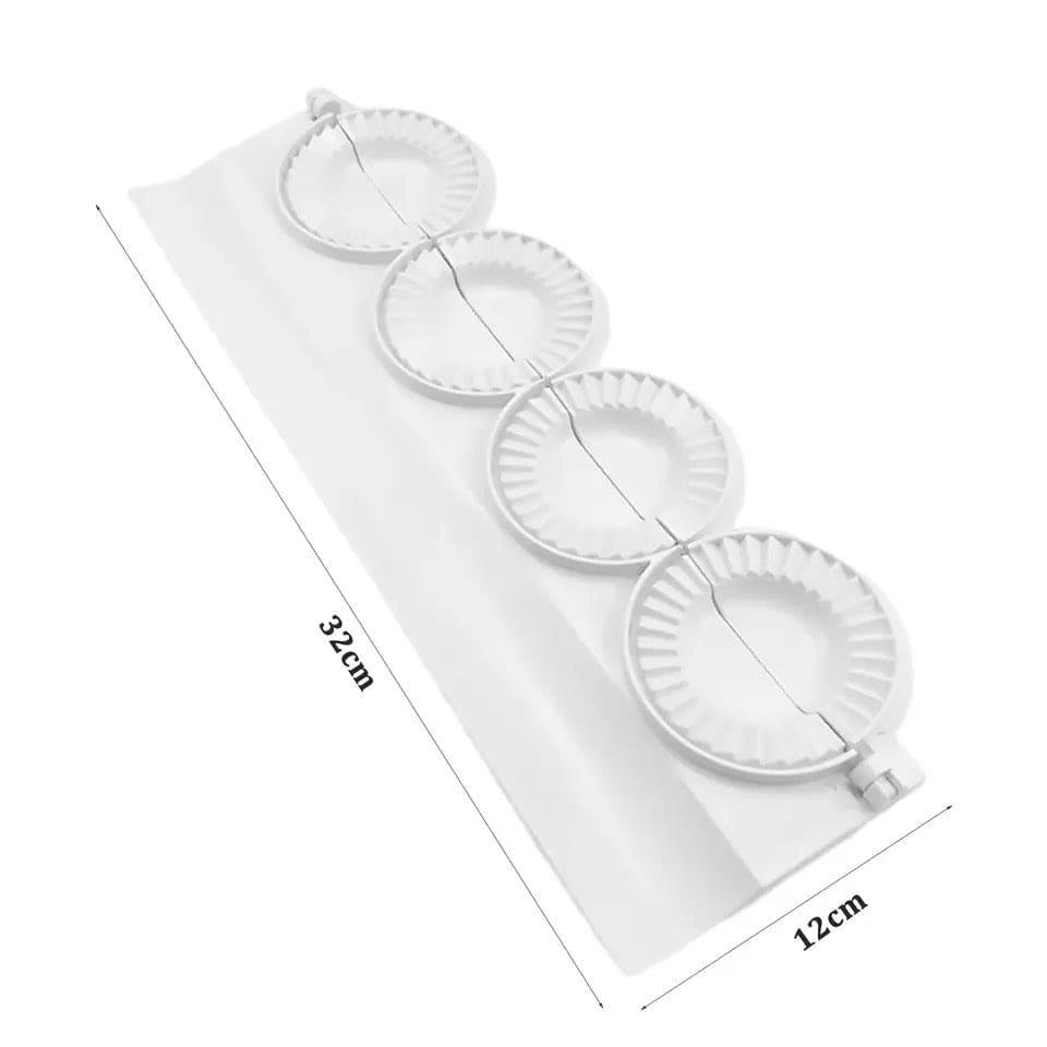 4 Pcs Momos Maker, Dumpling Making Molds, Dumplings Press Maker Kitchen Tool, Small Dumpling Skin Stencil, Samosa Ravioli Dumpling Pie Empanada Maker