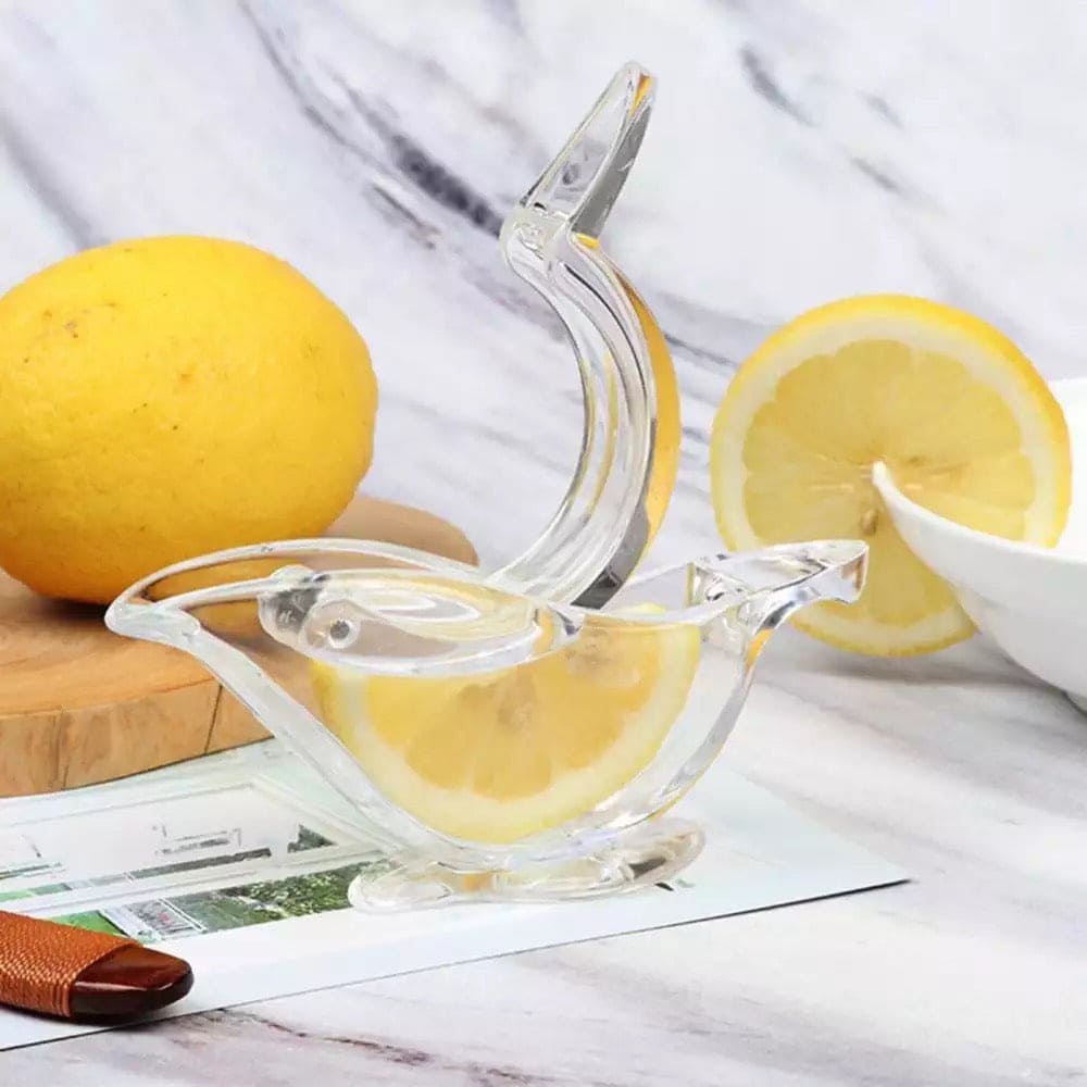 Bird Shape Lemon Squeezer, Acrylic Lemon Juicer, Convenient Fruit Juice Gadget, Hand Press Lemon Squeezer for Kitchen, Citrus Press Juicer Squeezer Kitchen Tool, Ergonomic Portable Fruit Juicer, Lemon Slice Wedge Squeezer
