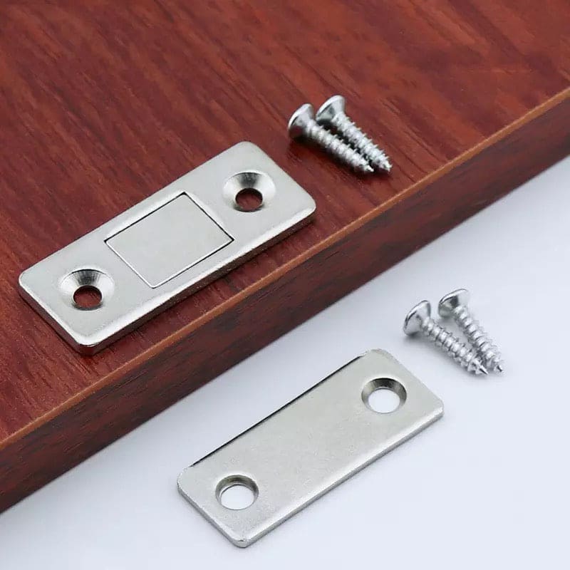 2 Pcs Set Strong Door Close Magnet, Door Catch Latch Door Magnet, Furniture Cupboard Close Screw Magnet