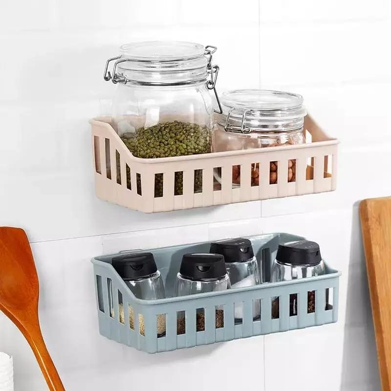 Wall Mounted Shower Caddy Bathroom Shelf, Toilet Shampoo Soap Holder, Cosmetic Storage Rack, Wall Mounted Kitchen Storage Rack