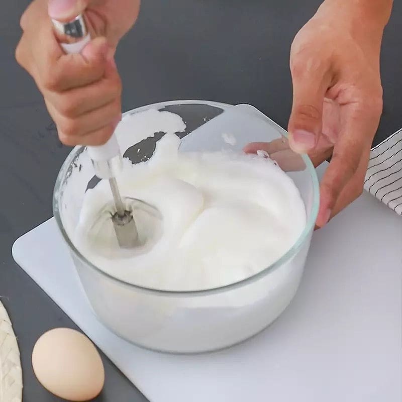 Colorful Long Handle Whisker, Stainless Steel Semi Automatic Whisk, Manual Press Type Butter Whipping, Manual Press Type Egg Beater, Kitchen Baking Tool Baking Accessories, Automatic Stirrer for Milkshake Sauce Drink