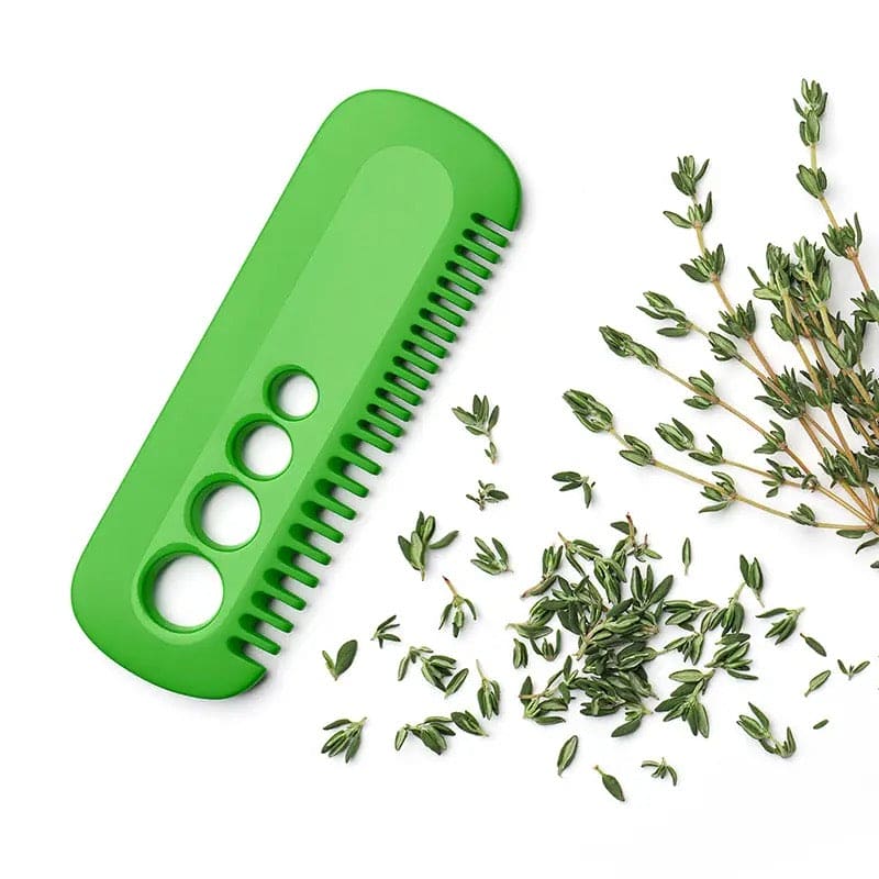 Vegetable Leaf Comb, Vegetable Herb Eliminator, Multifunctional Vanilla Peeler, Herb And Kale Stripping Comb, Creative Leaf Remover, Kitchen Vegetable Cutting Tool, Portable Household Gadget