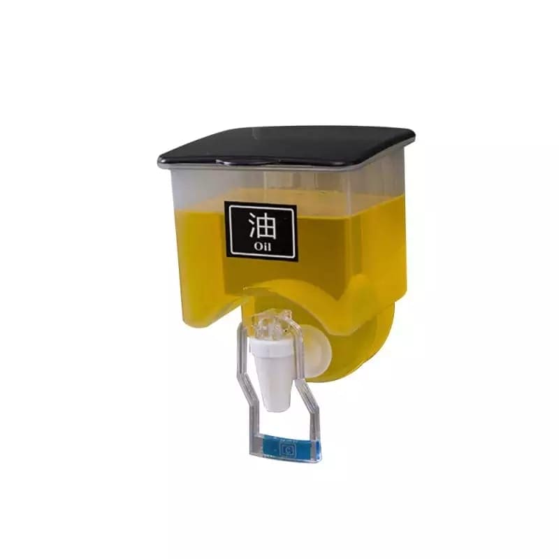 Wall Mounted Oil Bottle, 500Ml Liquid Spice Jar, Vinegar Dispenser, BBQ Cooking Baking Accessories