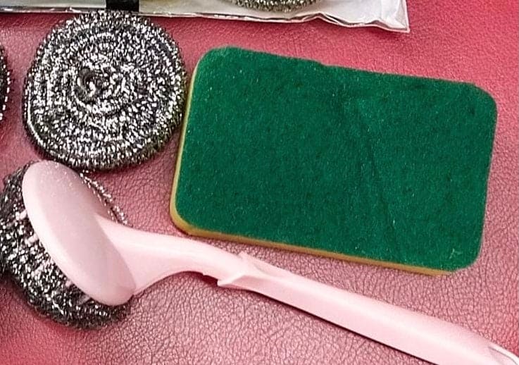 Set Of Three Steel Vool Brush, Long Handle Brush Set, Washing Pot Brush, Artifact Cleaning Steel Wire Ball Dishwashing Brush, Kitchen Cleaning Brush