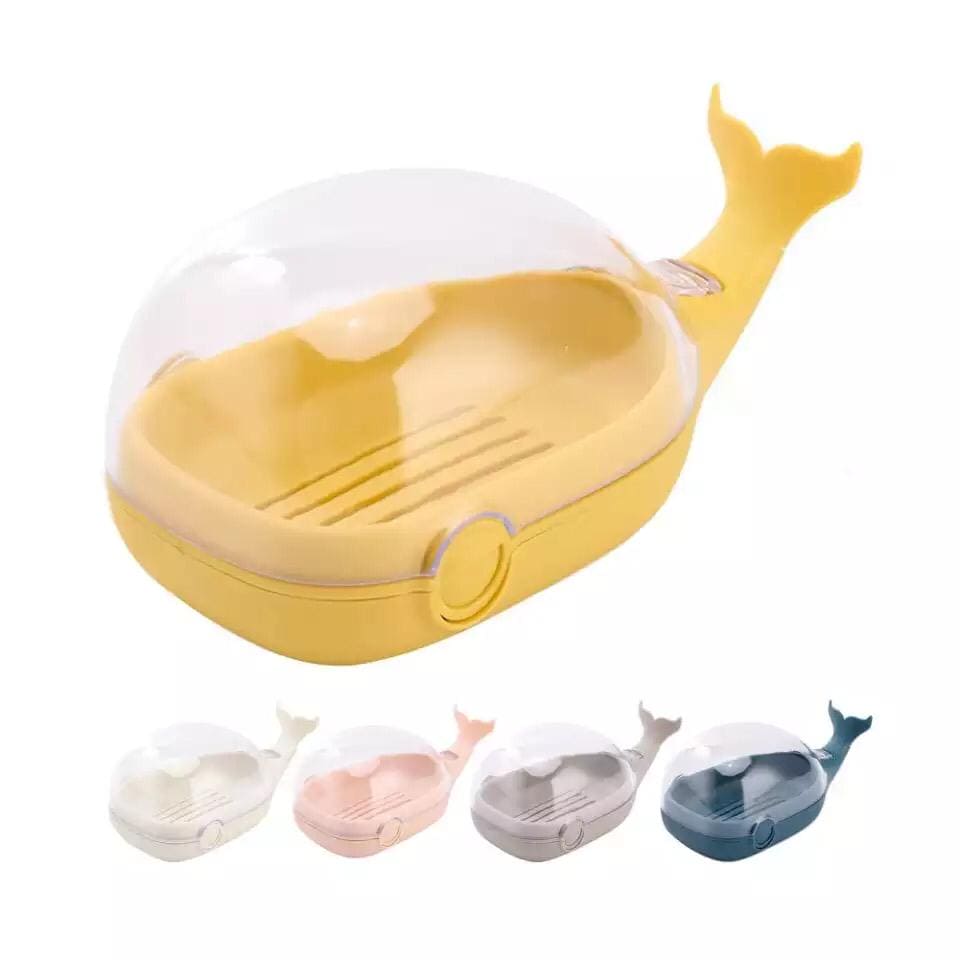 Whale Drain Soap Holder, Bathroom Soap Container Case