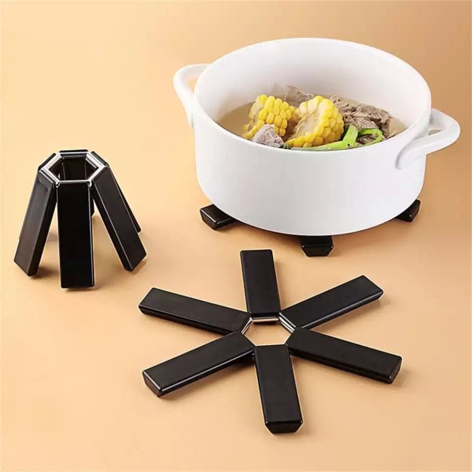 Folding Heat Insulation Pod Mat, Heat Resistant Trivet for Marble and Granite Counter, Coaster Washable Pad