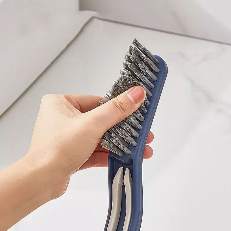 Multifunctional Bathroom Tile Brush, Floor Gab Cleaning Brush, 2-in-1 Multipurpose Brush, Convenient Corner Cleaning Tools, Kitchen Bathroom Cleaning Brush