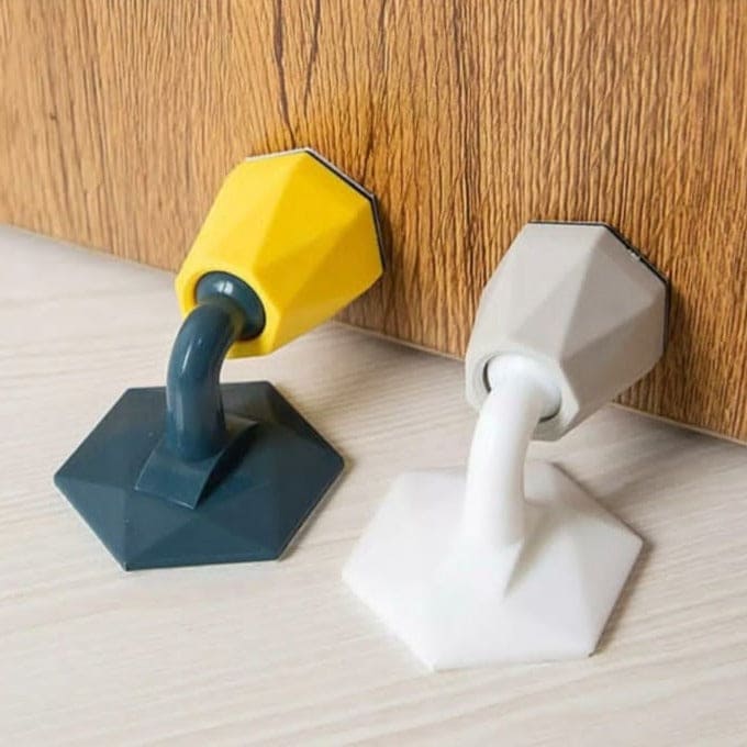 Door Knob, Cabinet Bumpers Handle Lock, Anti Collision Door Stopper, Plastic Door Hook, Suction Door Stopper, Anti-Bump Door Holder