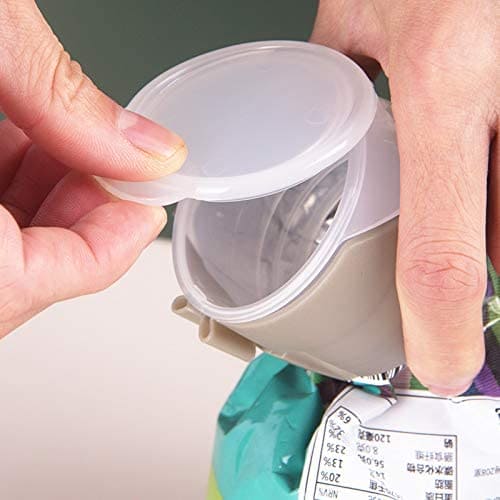 Snack Sealing Clip, Seal Pour Food Storage Bag Cap Clip, Food Sealer Clamp, Round Mouth Effect Clip Kitchen Tool, Multifunction Seal Pour Food Storage Bag Clips, Moisture Sealing Snack Storage Container Clips, Home Food Close Clip Seal