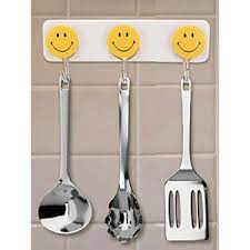 Set Of Colorful Smiley Hook, Plastic Hanging Hooks with Smile Face, Self Adhesive Wall Hook, Coat Bag Bathroom Door Kitchen Towel Hanger Hooks