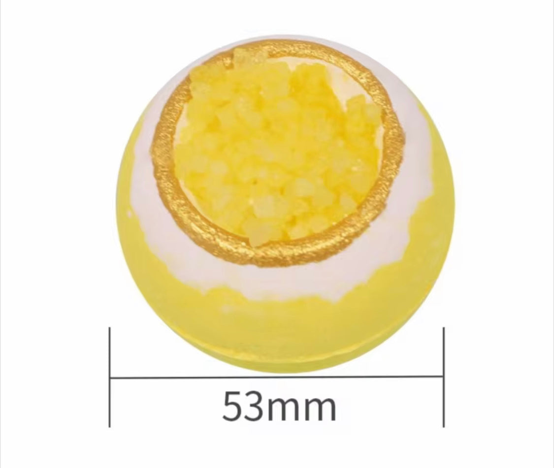 Kids Bubble Bath Balls Bomb Toy, Bubble Balls with Surprise Toys, Cleansing Body Bath Salt Balls