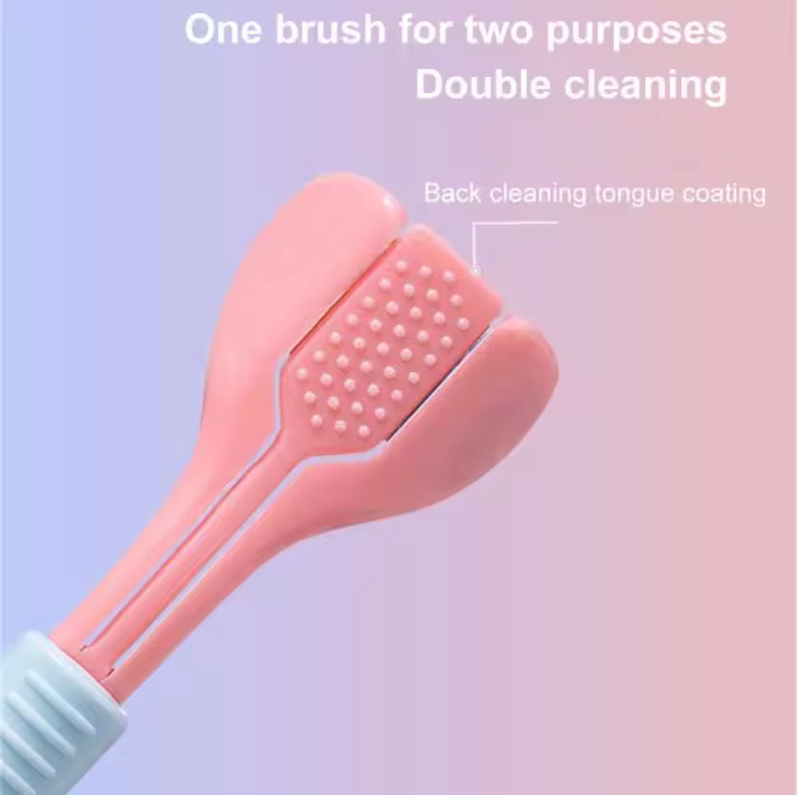 Soft Bristle 3 Sided Toothbrush, Oral Care Safety Toothbrush, Deep Cleaning Baby Toothbrush