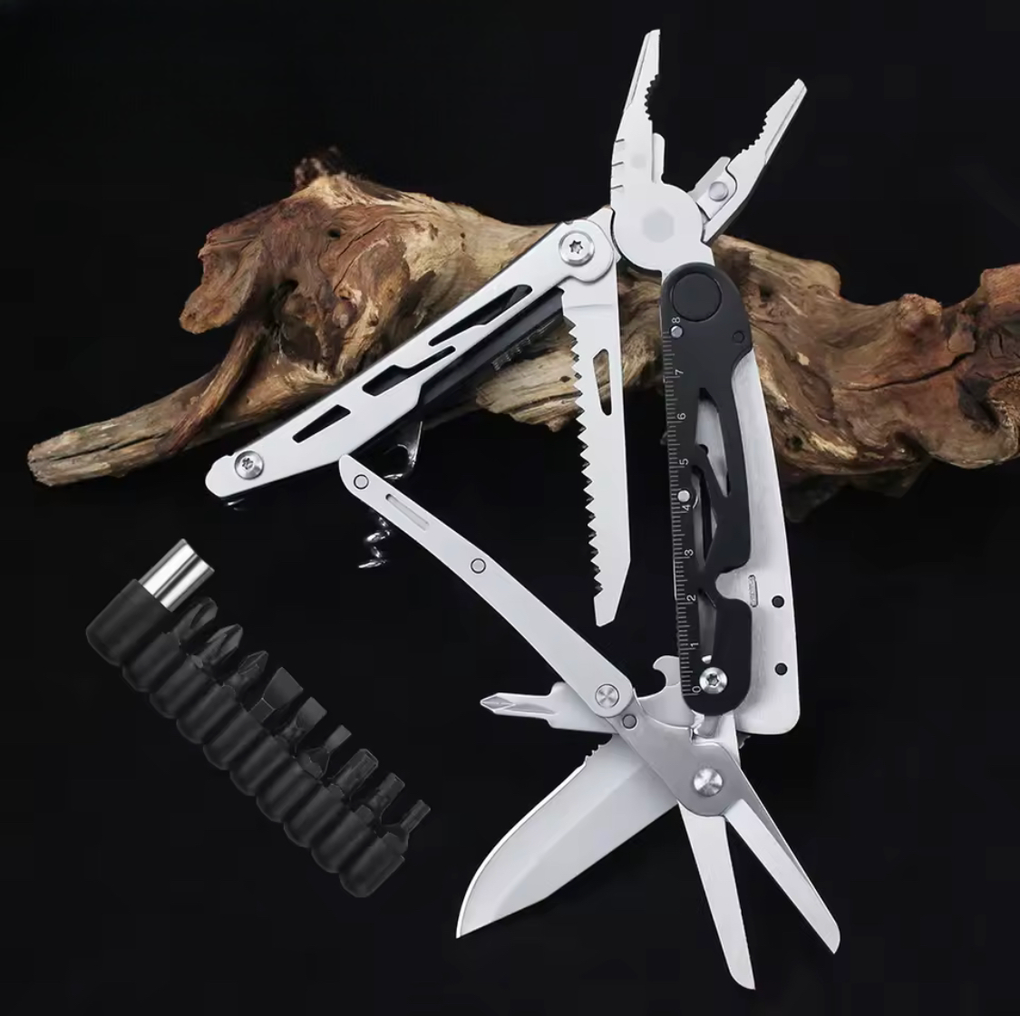 Multifunctional Claw Hammer, Stainless Steel Hammer With Knife And Screwdriver, Outdoor Portable Folding Plier