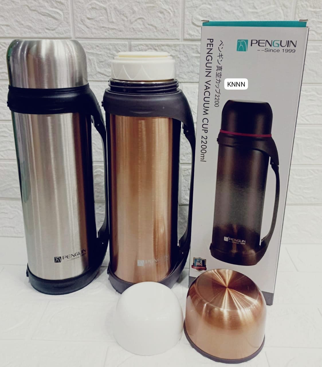 2.2L Insulated Thermos Bottle, Large Capacity Portable Mug, Outdoor Car Jug Bottle Large Water Cup, Portable 2200ml Insulation Pot, Double-Walled Stainless Steel Vacuum Insulation