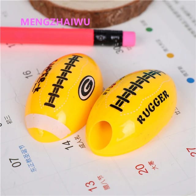 Cute Rugby Shape Sharpener, Cute Egg Shape Sharpener – eveen.pk