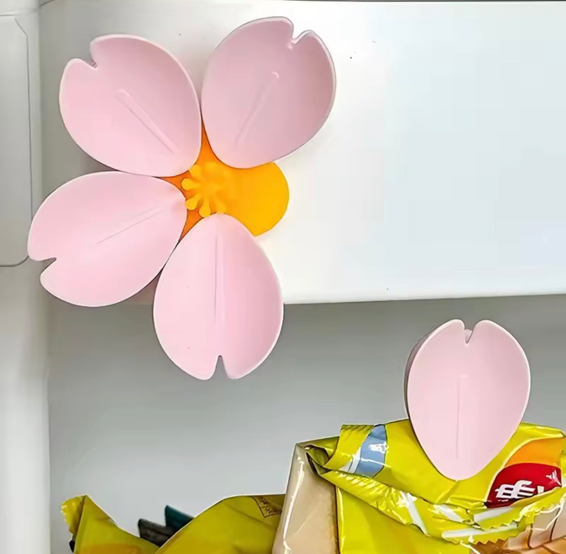 Flower Shape Food Bag Sealing Clip, Cute Floral Food Bag Clip, Floral Snack Bag Sealing Clip, Mini Flower Bag Closure Clip