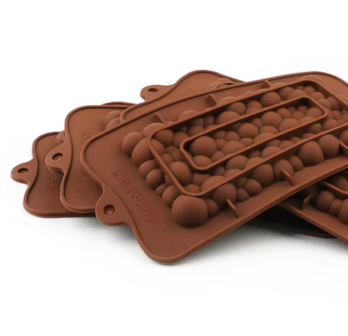 Silicone Candy Bubble Shaped Molds, Non Stick Chocolate Candy Mold, DIY Chocolate Silicone Molds