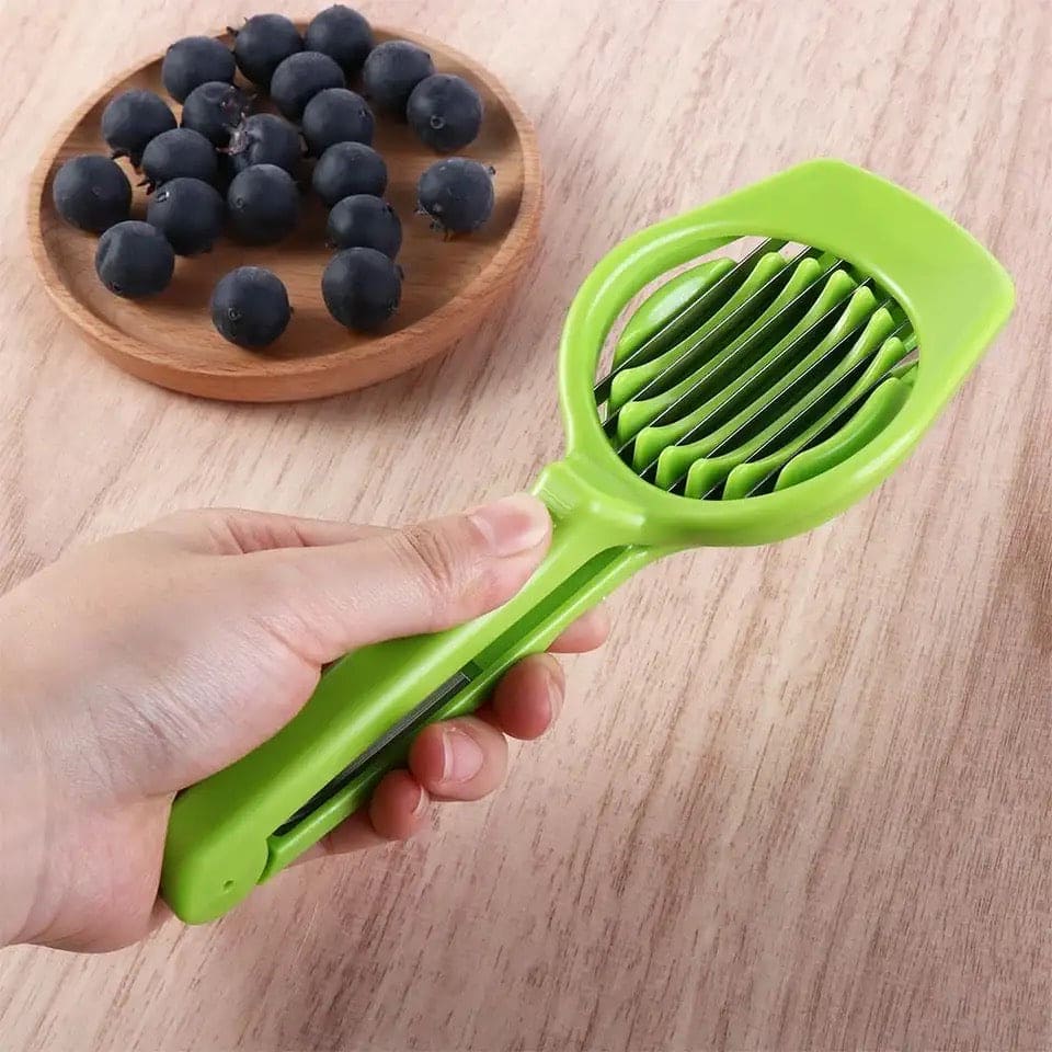 Egg Split Slicer, Stainless Steel Egg Cutter, Multifunction Egg Kiwi Date Divider Slicing Mold, Stainless Steel Wire for Home Kitchen Bar