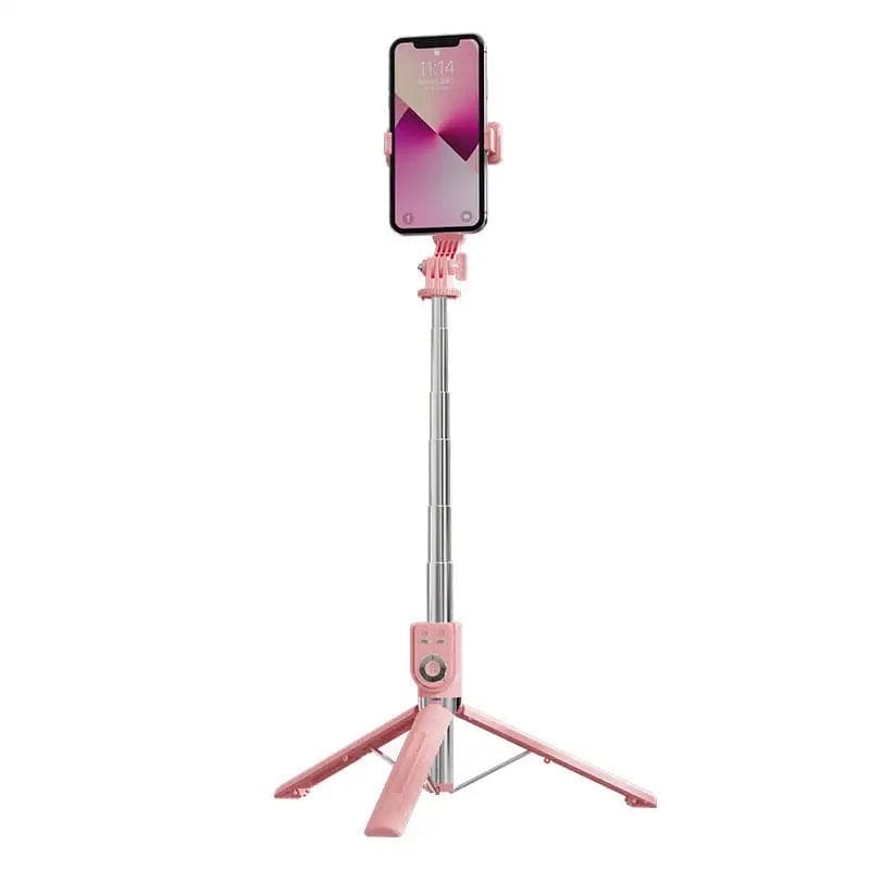 Gimbal Selfie Stick, Tripod Selfie Sticks Holder Metal Stable Bluetooth RC Shooting Beauty Selfie Stick, Stabilizer Selfie Stick Tripod with Fill Light,  Retractable Tripod Phone Stand With Light, 360° Rotating Photography Live Streaming Devices
