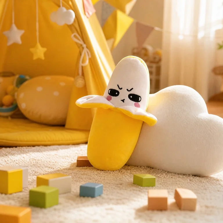 Musical Banana Plush Toy, Interactive Musical Sensory Toy, Musical Soft Children Plush Toy, Cute Motion Sensor Fruit Toy