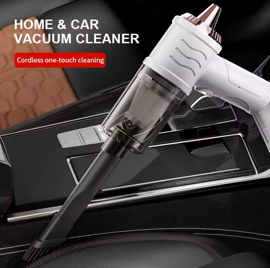 2 In 1 Car Vacuum Cleaner With Handle, Rechargeable Car Vacuum Cleaner, Wireless Car Vacuum Cleaner