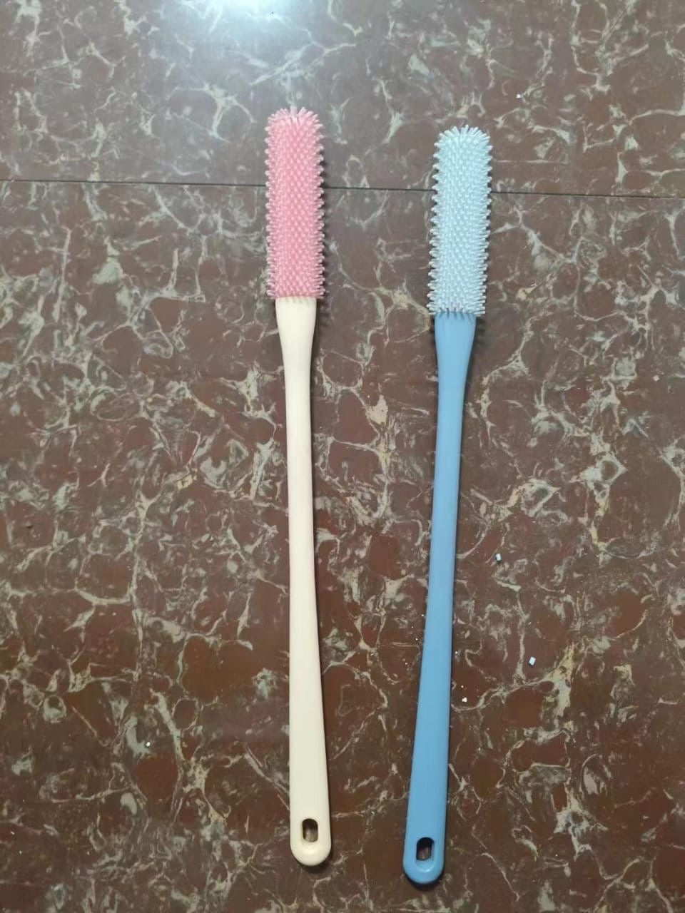 Long Handle Foot Washing Brush, Toe Cleaning Brush, Silicone Foot Cleaning Tool