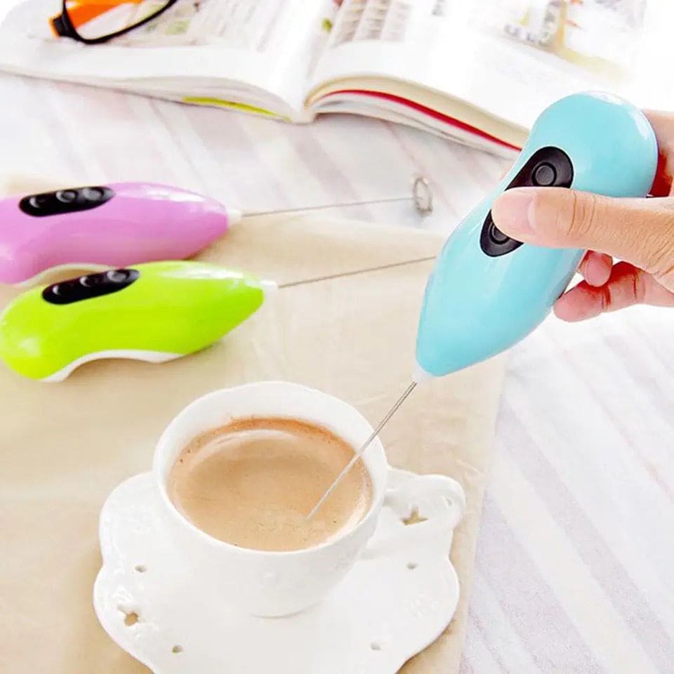 Mini Frother Beater, Multifunctional Handheld Blender, Electric Mini Egg Beater, Battery Operated Milk Frother Mixer, Beater for Coffee, Cappuccino, Hot Chocolate and Egg Whisks