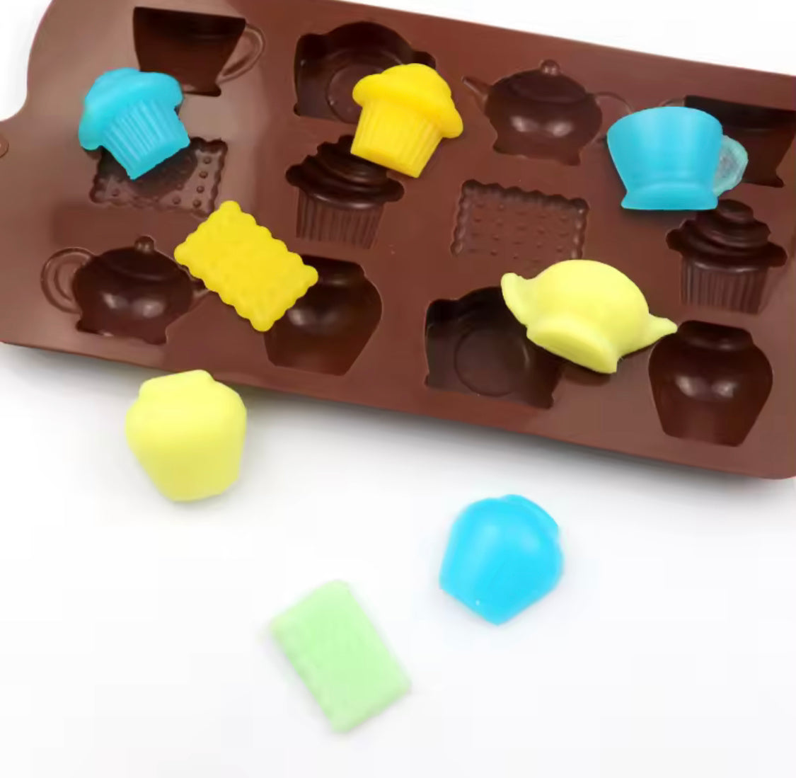 Silicone Chocolate Candy Molds, Fondant Patisserie Candy Bar Mold, Non Stick Cake Decoration Mold