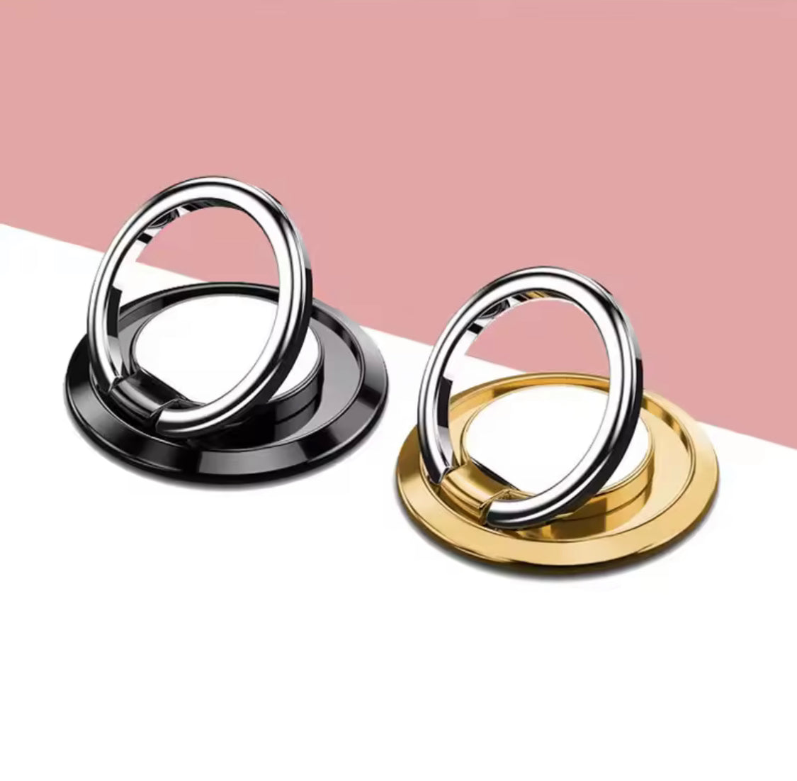360° Rotating Phone Ring Holder, Portable Mobile Phone Bracket, Universal Compact Phone Stand