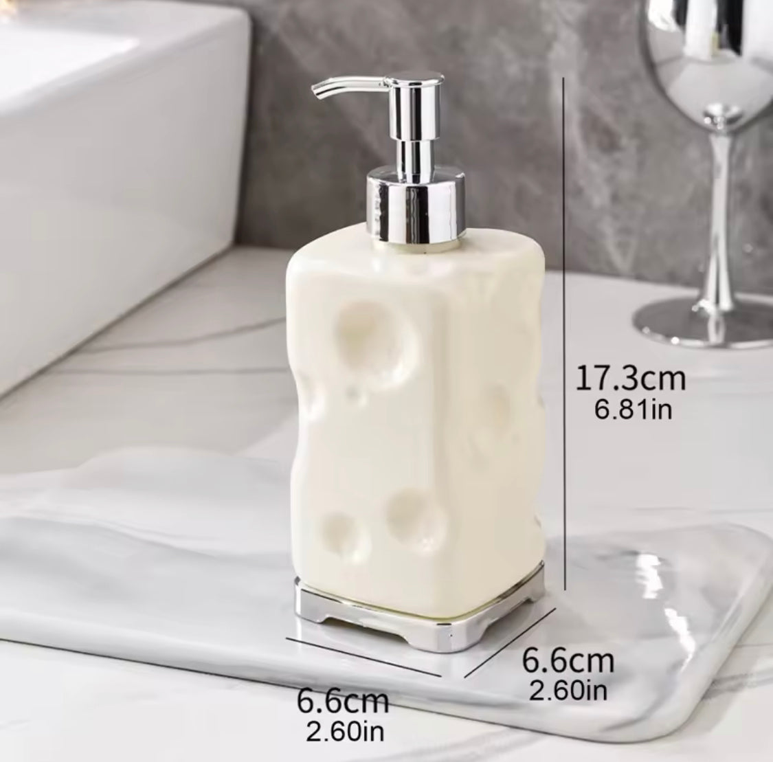 Reusable Plastic Bathroom Soap Dispenser, Press Type Refillable Wash Dispenser Bottle, Leakproof Clear Hand Pump Dispenser, Kitchen Bathroom Countertop Soap Containers