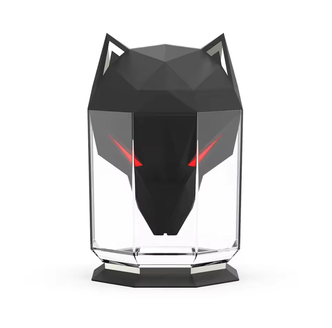 600ML Wolf Head Air Humidifier, Portable Cool Mist Sprayer With LED Light, Electric Desktop Diffuser For Office, Bedroom Wolf Head Humidifier